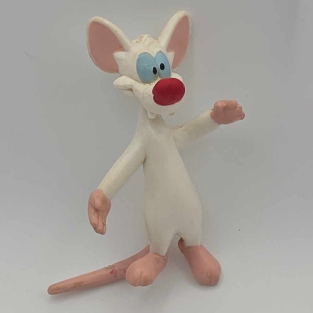 Just Toys Pinky Bendable Figure Small White Fair 1994 Warner Bros